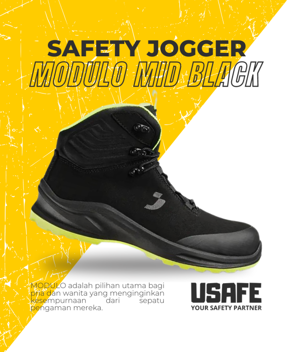 Safety Jogger Modulo Mid Black