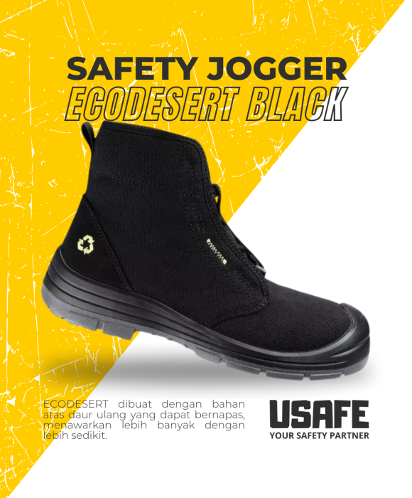 Safety Jogger Ecodesert Black
