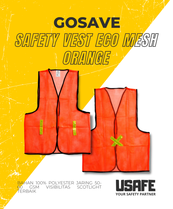 Gosave Vest Ecomesh Orange