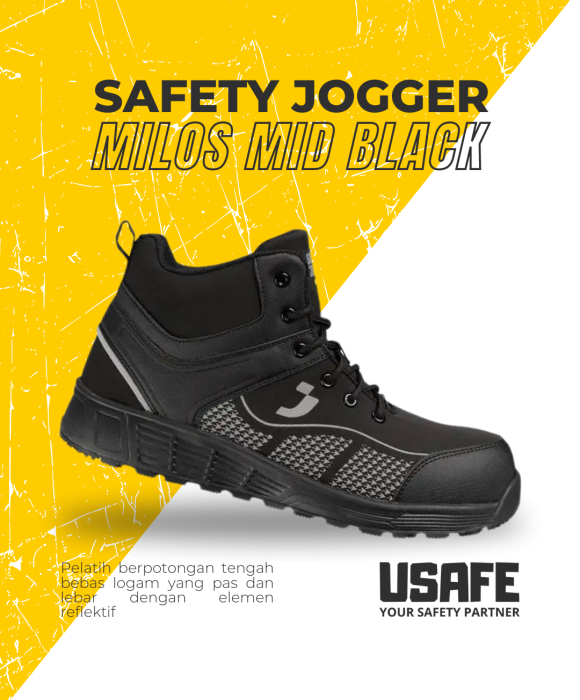 Safety Jogger Milos Mid Black