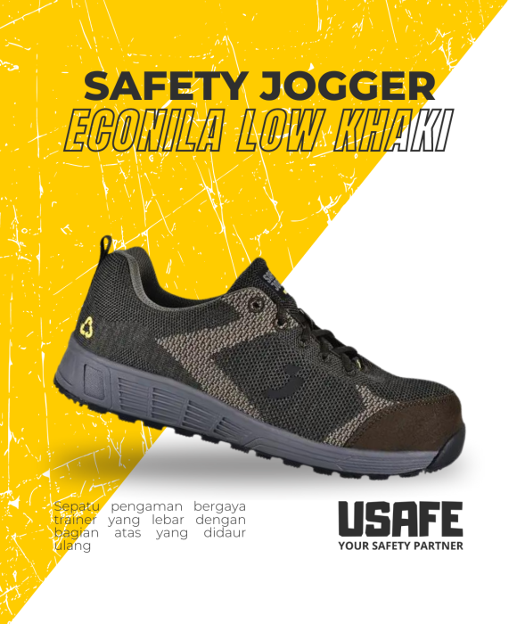 Safety Jogger Econila Low Khaki